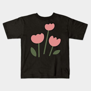 Pink tulips Kids T-Shirt